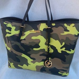 Michael Kors camouflage coat